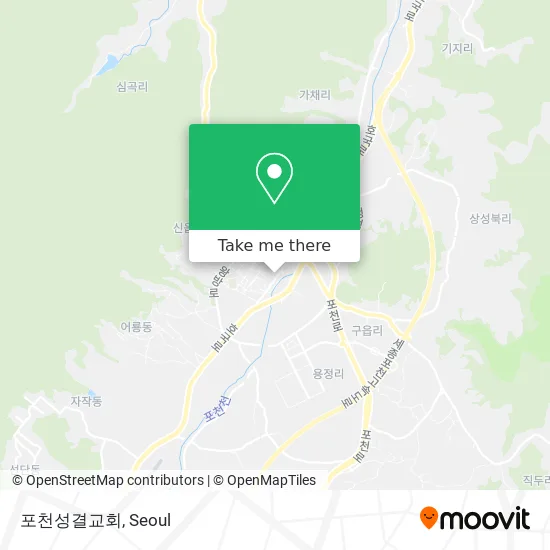 포천성결교회 map