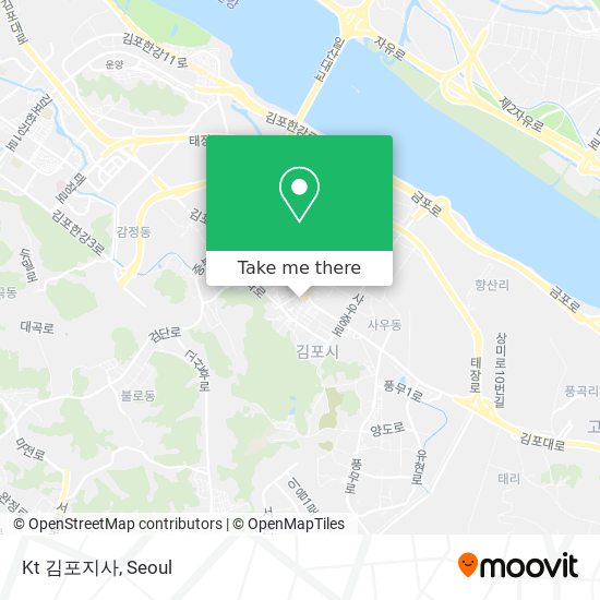 Kt 김포지사 map