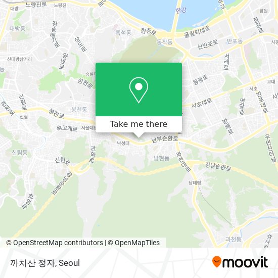 까치산 정자 map
