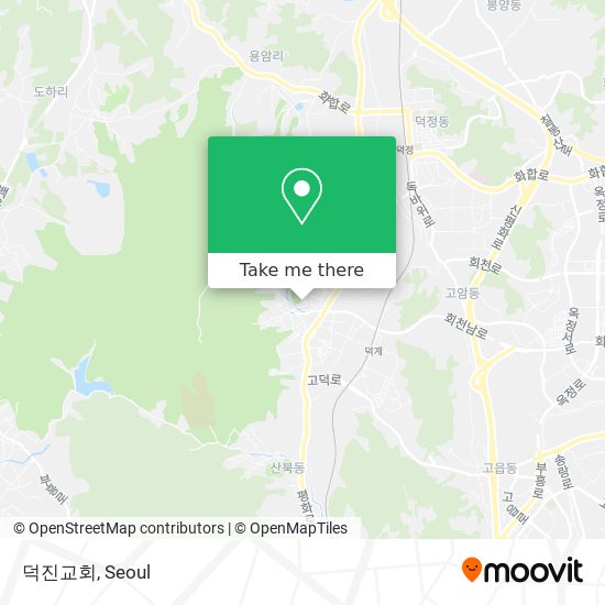 덕진교회 map