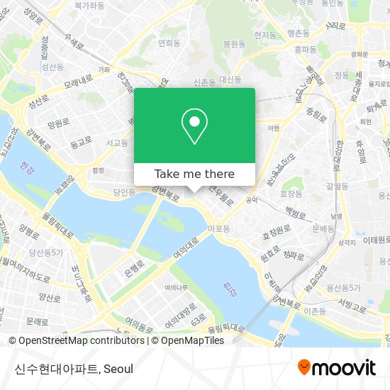 신수현대아파트 map