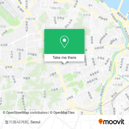 청기와사거리 map