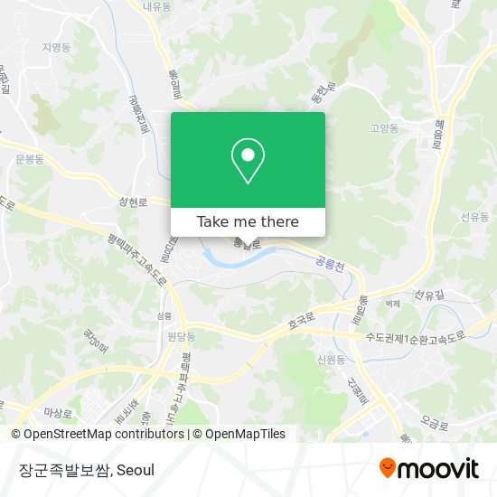 장군족발보쌈 map