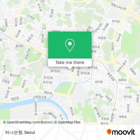 하나은행 map