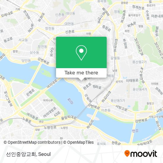 선인중앙교회 map