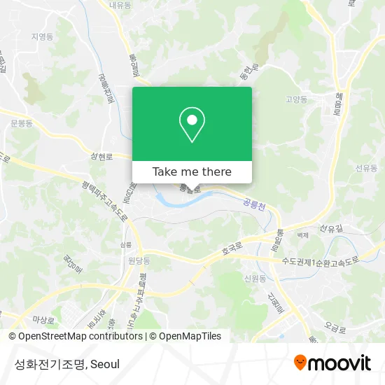 성화전기조명 map