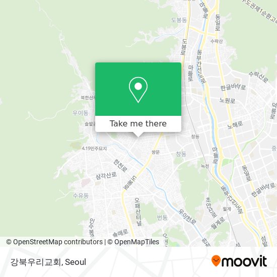 강북우리교회 map