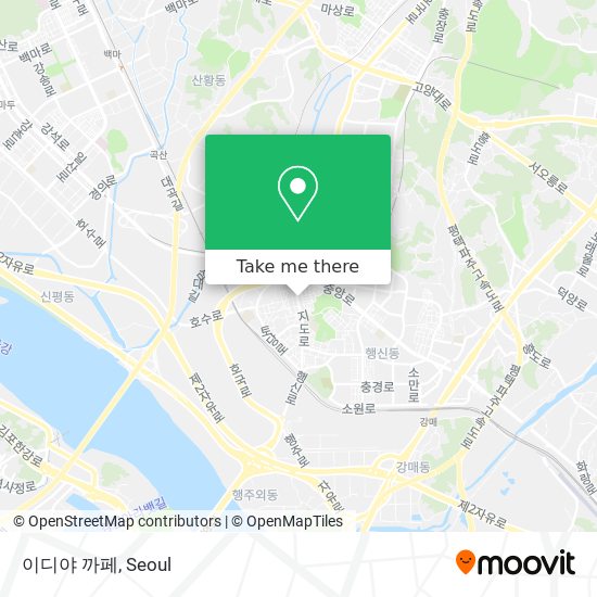 How to get to 이디야 까페 in 고양시, 경기도 by Bus or Subway?