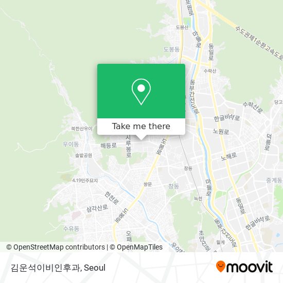 김운석이비인후과 map