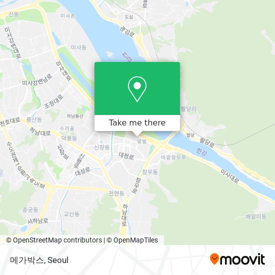 메가박스 map