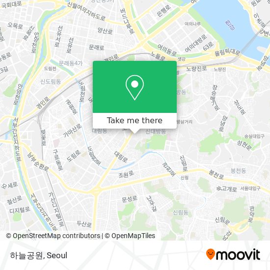 하늘공원 map