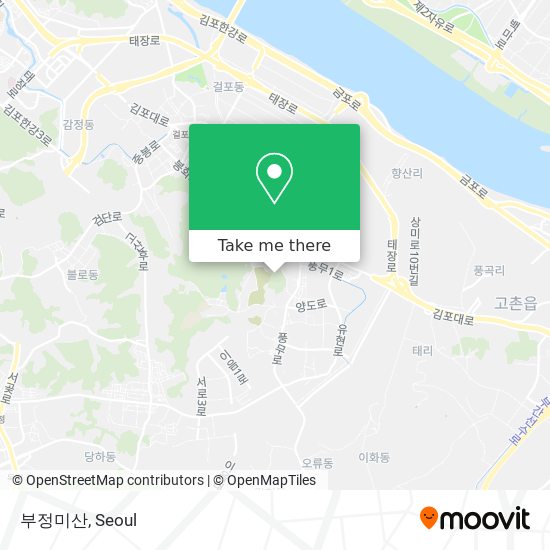 부정미산 map