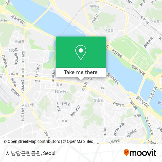 서낭당근린공원 map