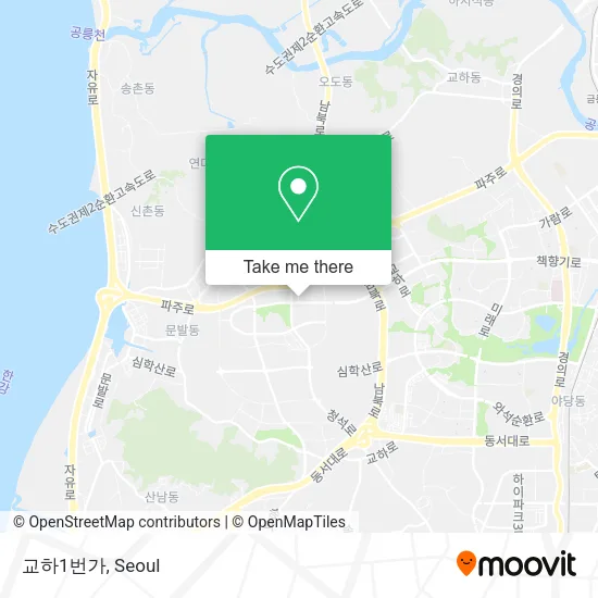 교하1번가 map
