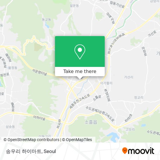 송우리 하이마트 map