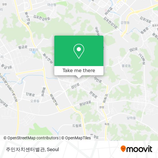 주민자치센터별관 map