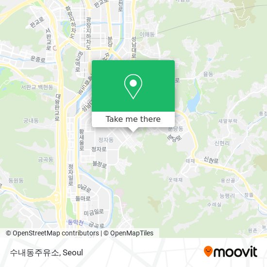 수내동주유소 map