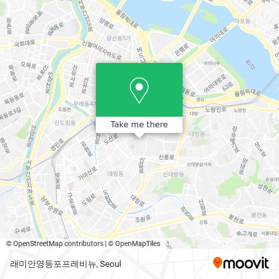 래미안영등포프레비뉴 map