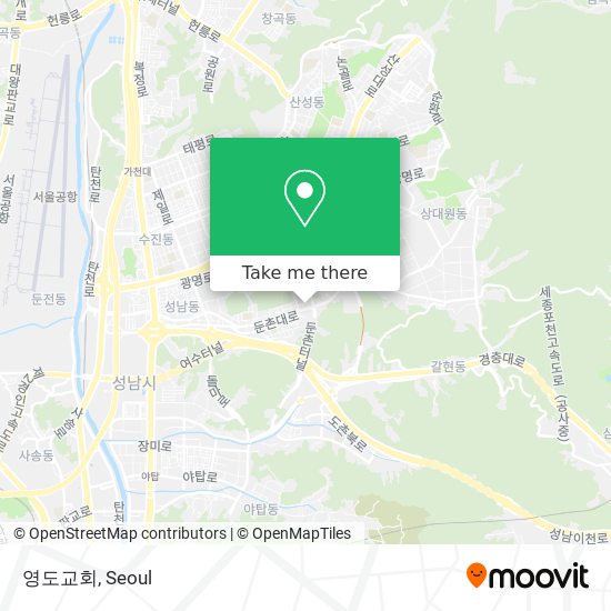 영도교회 map