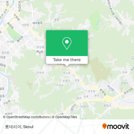 롯데리아 map