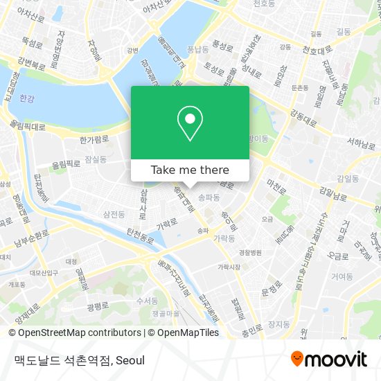 맥도날드 석촌역점 map