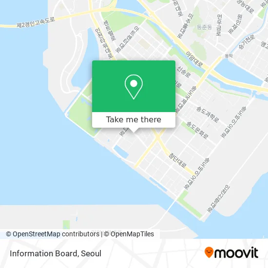 Information Board map