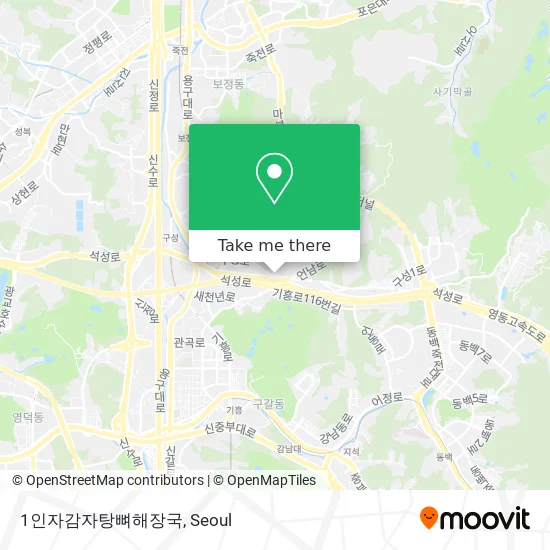 1인자감자탕뼈해장국 map