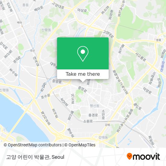 고양 어린이 박물관 map