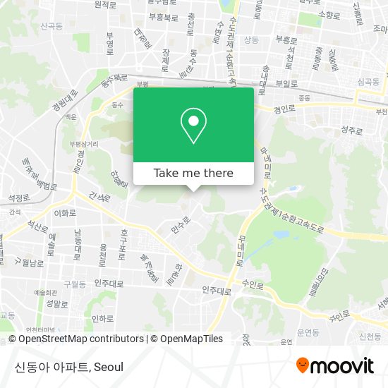 신동아 아파트 map