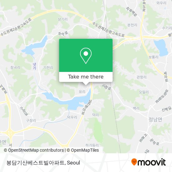 봉담기산베스트빌아파트 map