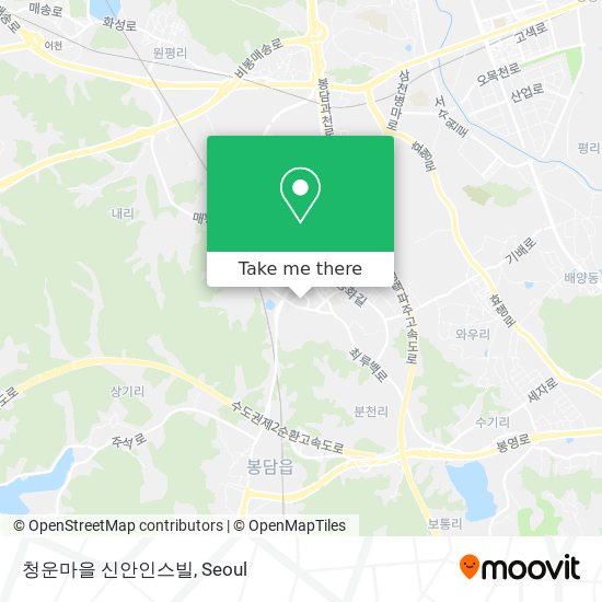 청운마을 신안인스빌 map