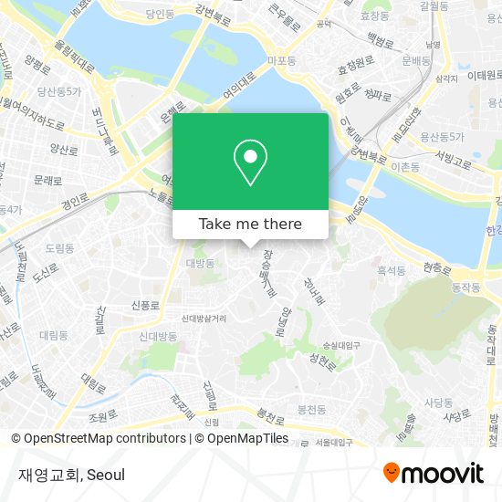 재영교회 map