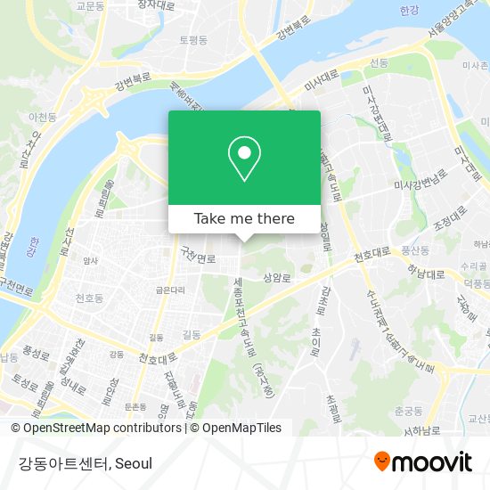 강동아트센터 map