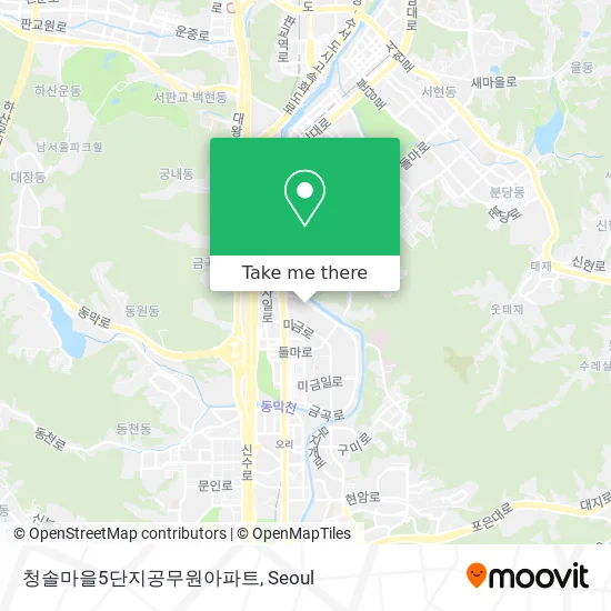 청솔마을5단지공무원아파트 map