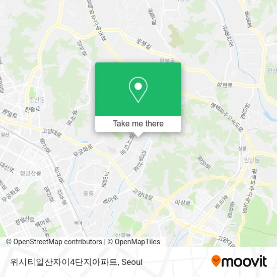 위시티일산자이4단지아파트 map