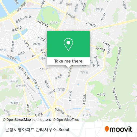문정시영아파트 관리사무소 map