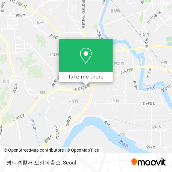 평택경찰서 오성파출소 map