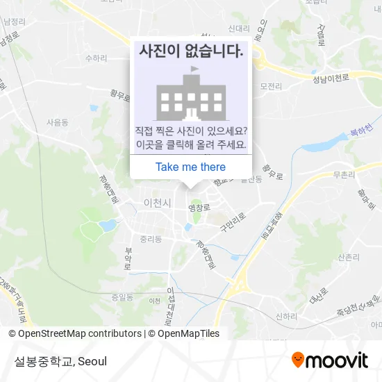 설봉중학교 map