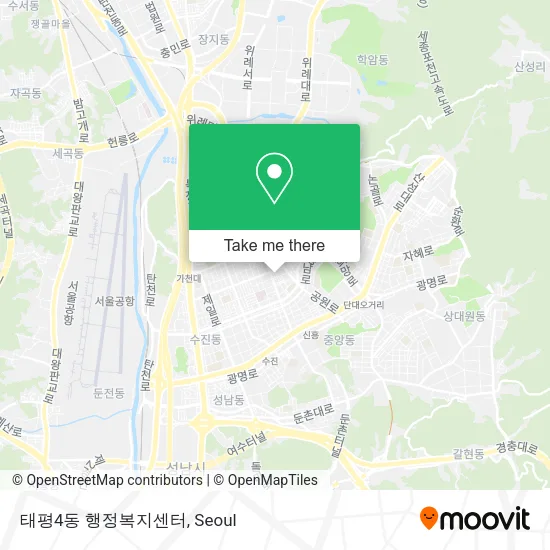 태평4동 행정복지센터 map