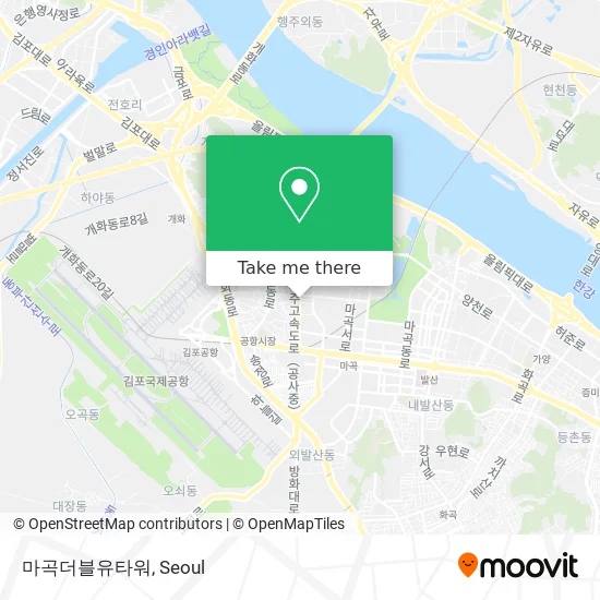 마곡더블유타워 map