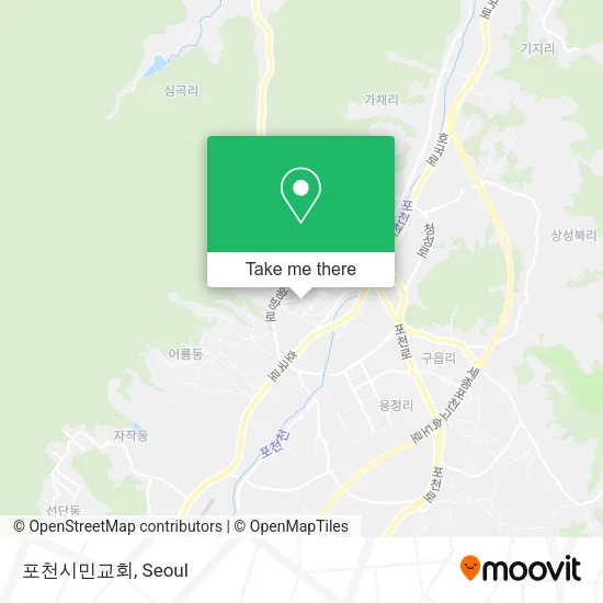 포천시민교회 map