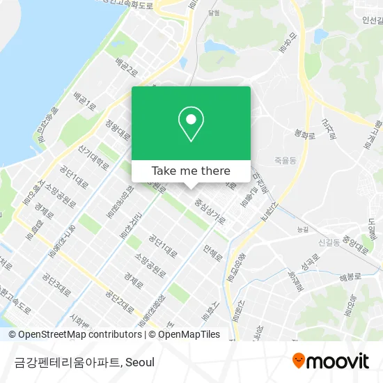 금강펜테리움아파트 map