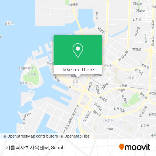 가톨릭사회사목센터 map