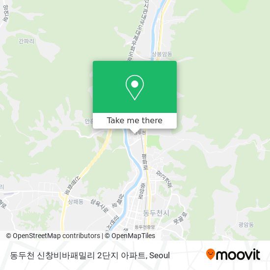 동두천 신창비바패밀리 2단지 아파트 map