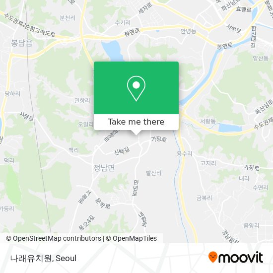 나래유치원 map