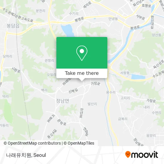 나래유치원 map