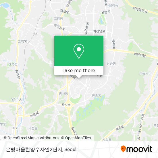 은빛마을한양수자인2단지 map