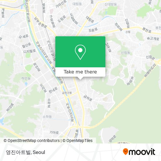영진아트빌 map