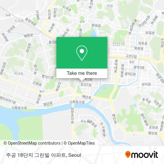 주공 18단지 그린빌 아파트 map
