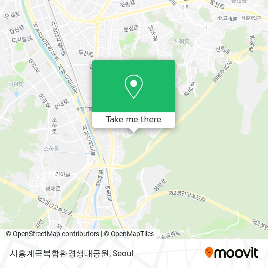 시흥계곡복합환경생태공원 map